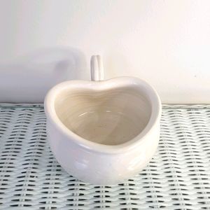 🌵Studio Pottery Heart Shaped Gravy Boat Creamer